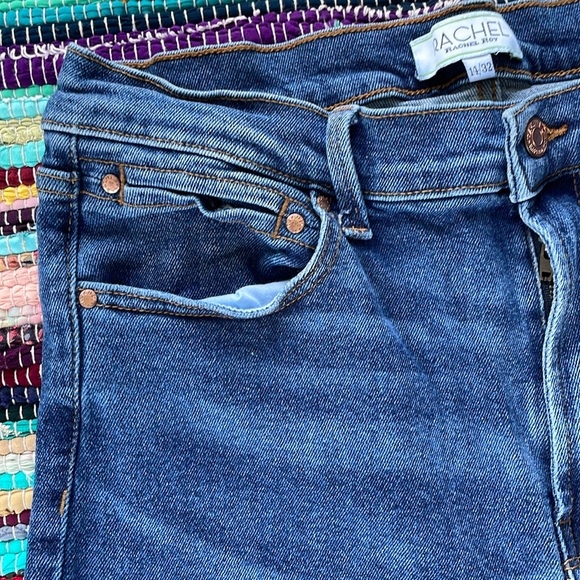 Rachel Rachel Roy Distressed Wide Leg Ankle Jeans-#1954+ - Picture 3 of 15